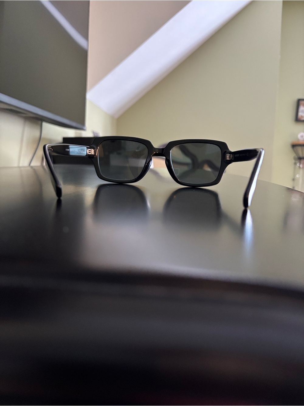 Burberry Black Sunglasses with Dark Smoke Lenses - Picture 5 of 5